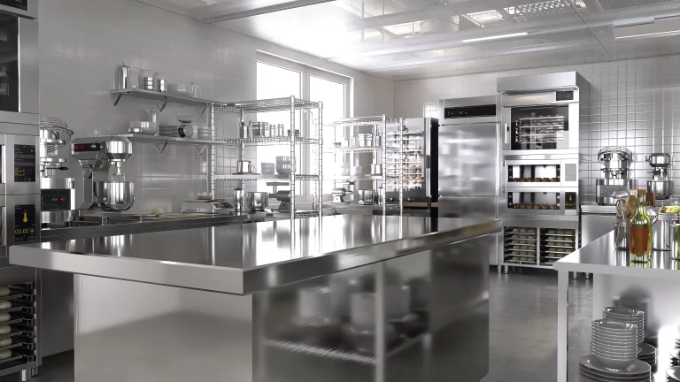 commercial kitchen ventilation system in Edmonton restaurant managed by Advantage Refrigeration